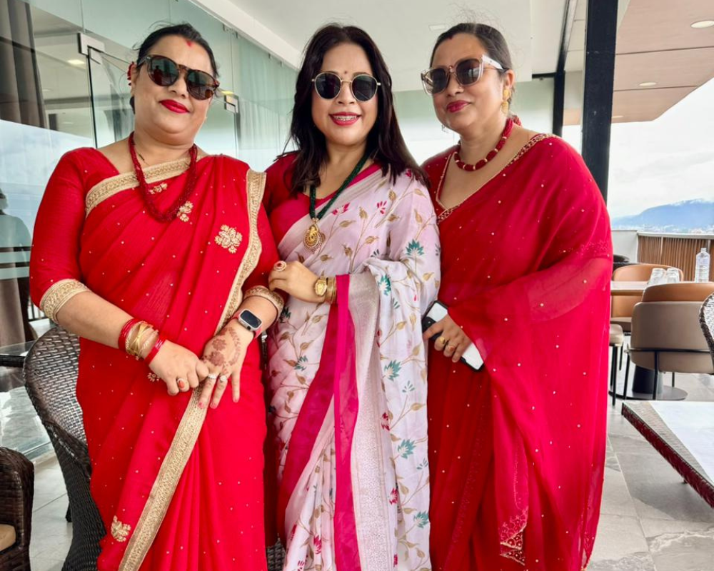 family bonding in Teej